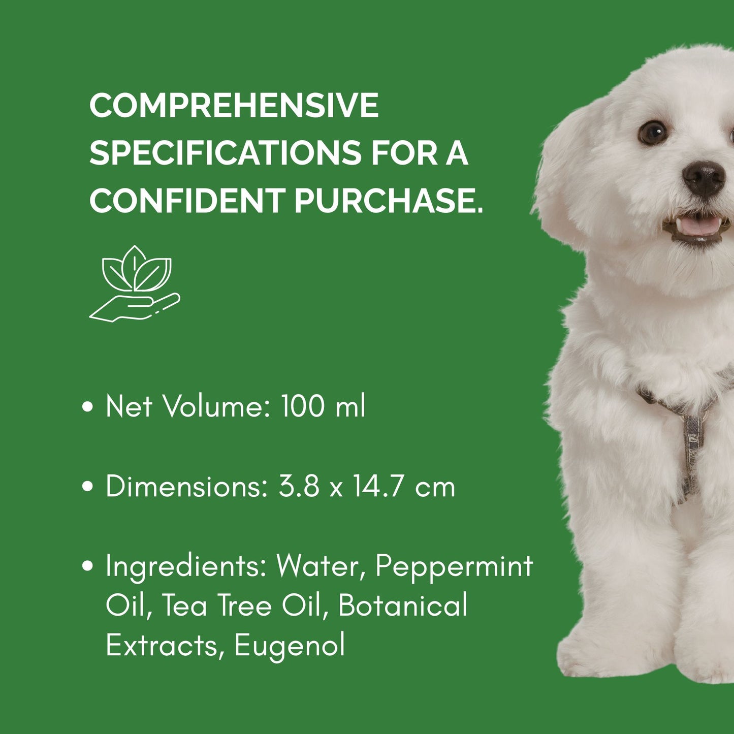 Akerli 100% Natural Pet Repellent Spray for Dogs and Cats