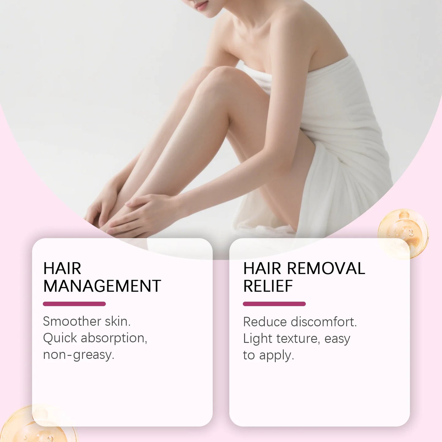 Natural Cyperus Rotundus Oil Hair Removal Depilatory Cleansing Moisturizing Hair Inhibitor Soothing Rejuvenating Armpit Body Oil