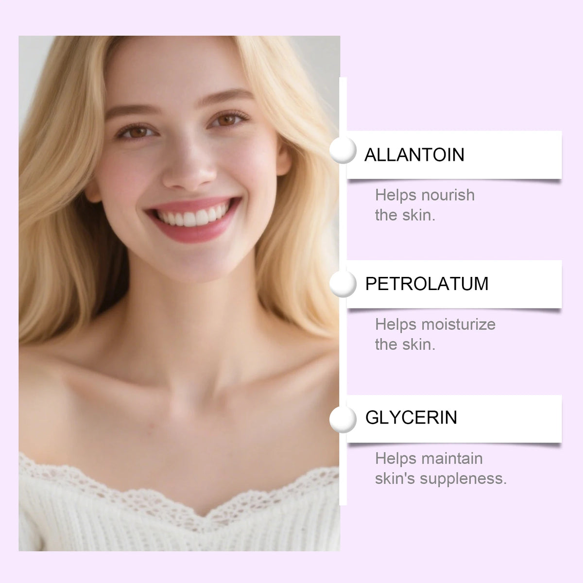 Skin Care PatchSmooth and delicate to the touch, breathable fitting, moisturizing and gentle, portable for daily care.