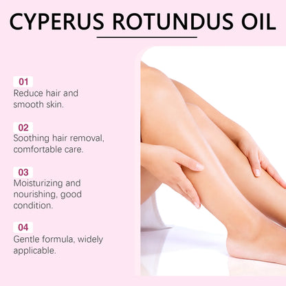 Natural Cyperus Rotundus Oil Hair Removal Depilatory Cleansing Moisturizing Hair Inhibitor Soothing Rejuvenating Armpit Body Oil