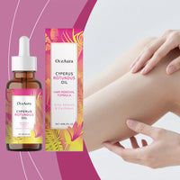 Natural Cyperus Rotundus Oil Hair Removal Depilatory Cleansing Moisturizing Hair Inhibitor Soothing Rejuvenating Armpit Body Oil